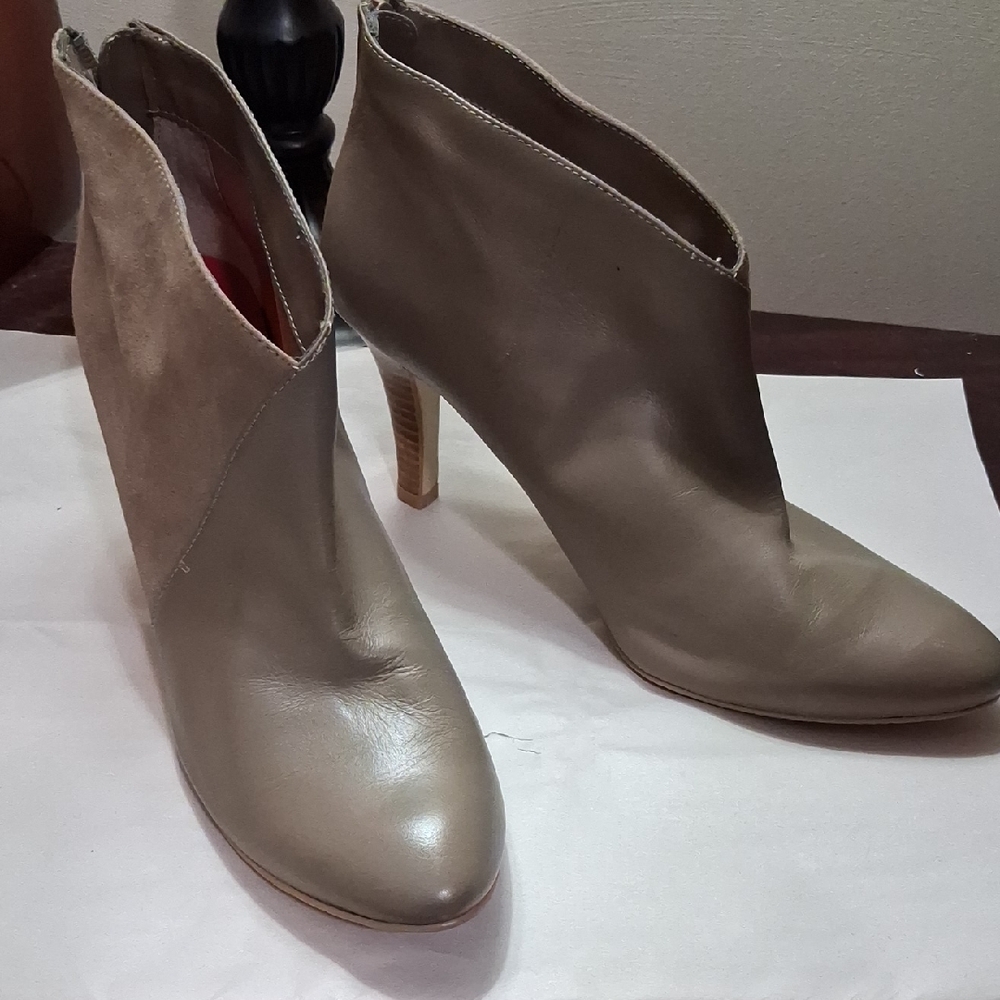 Diana Ferrari Taupe Heeled Boots